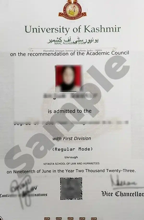 University of kashmir