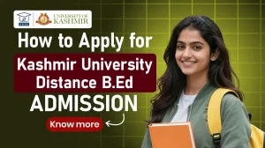 ashmir University Distance B.Ed Admission